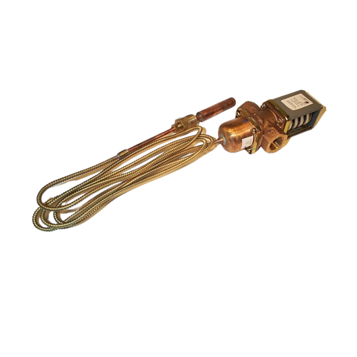 Johnson Controls V47AC-3 3/4" NPT Opening Point Diameter, Cast Brass, Direct Acting Temperature Actuated, Water Regulating Valve