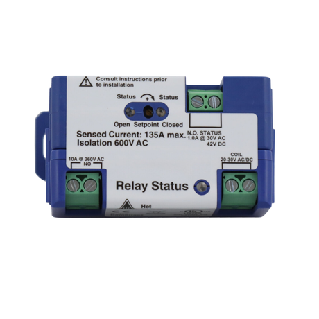 Johnson Controls CSD-SA1E1-1 Adjustable Set-Point Threshold, 24V SPST Normally Open Relay Control Output, Current Switch