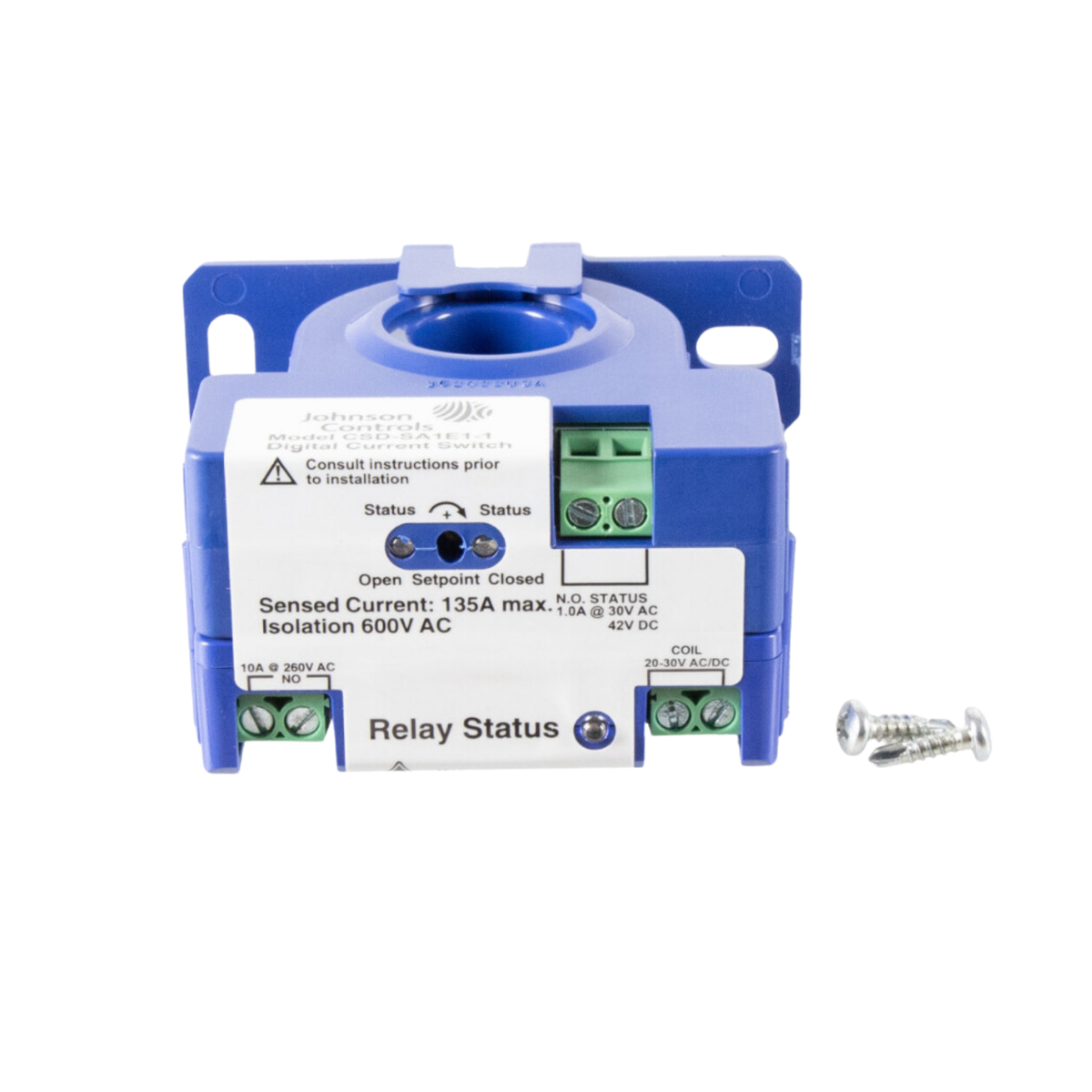 Johnson Controls CSD-SA1E1-1 Adjustable Set-Point Threshold, 24V SPST ...