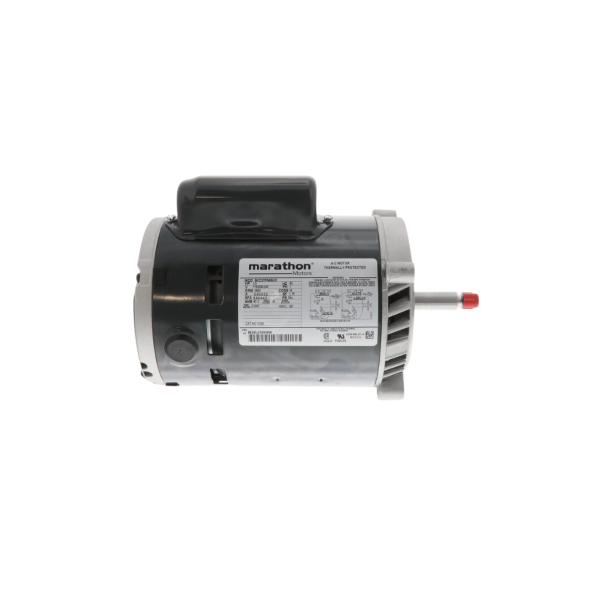 Regal Rexnord - Marathon C329 115/208-230V Input Voltage, 1/3HP, 60 Hertz, 3450RPM Rotation Speed, 1 Speed, Motor