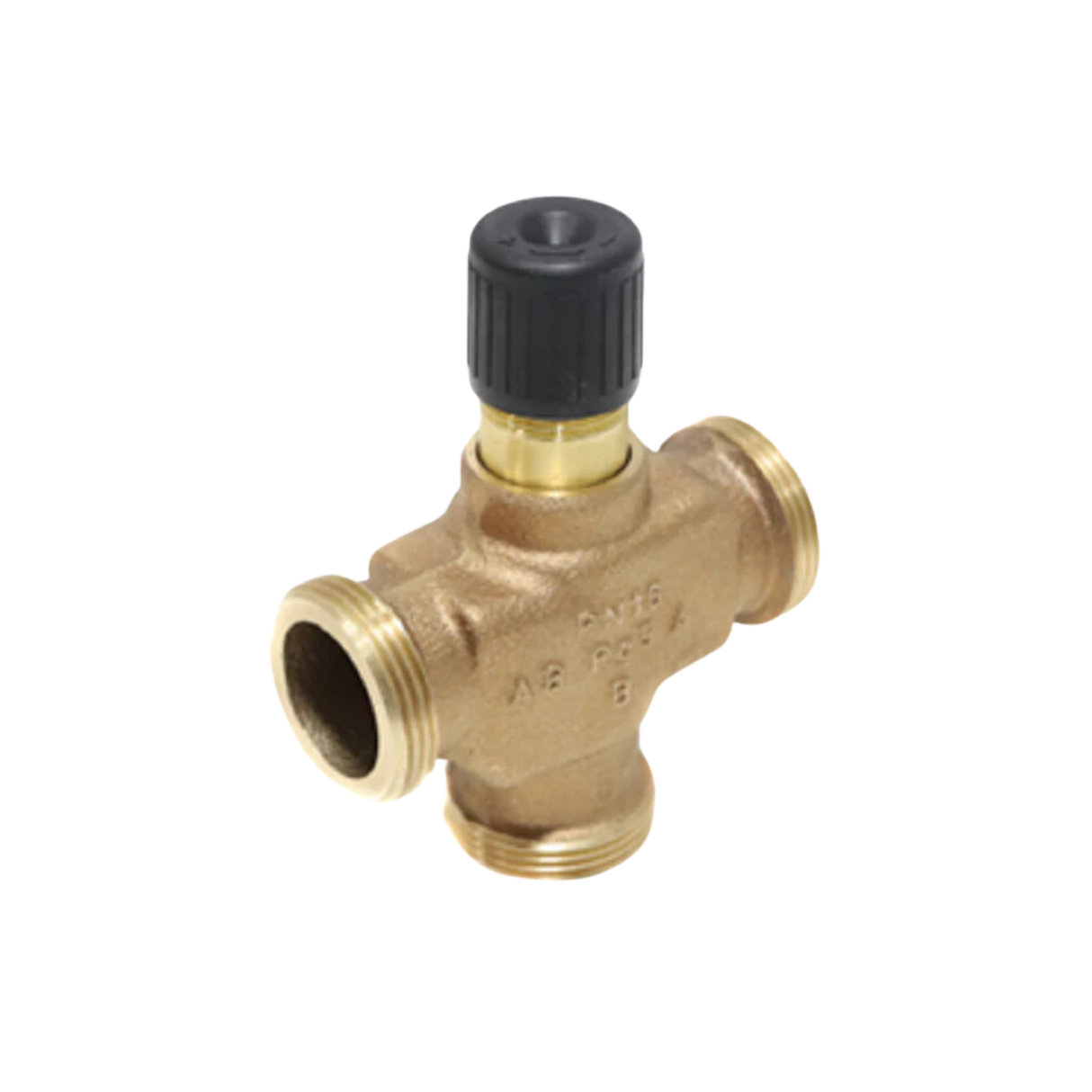 Siemens Building Technology VXG44.20-6.3 3/4" Union Male 7.3 Cv 3-Way Brass Control Valve