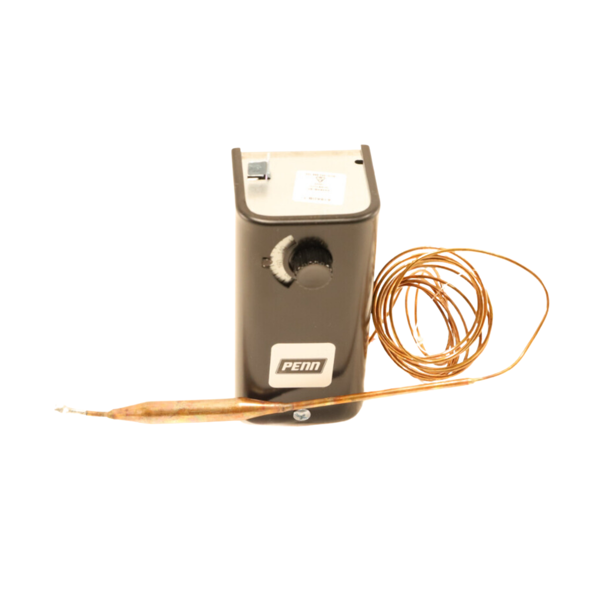 Johnson Controls A19ADB-1 24 VAC to 277 VAC, SPST, Manual-Reset, Open High, Temperature Control with Knob Range Adjuster