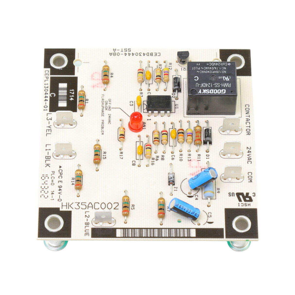 Carrier HK35AC002 Relay Phase Monitor Board