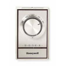 Honeywell T498A1810 120/208/240V Spst Electric Heat Stat Less Thermo