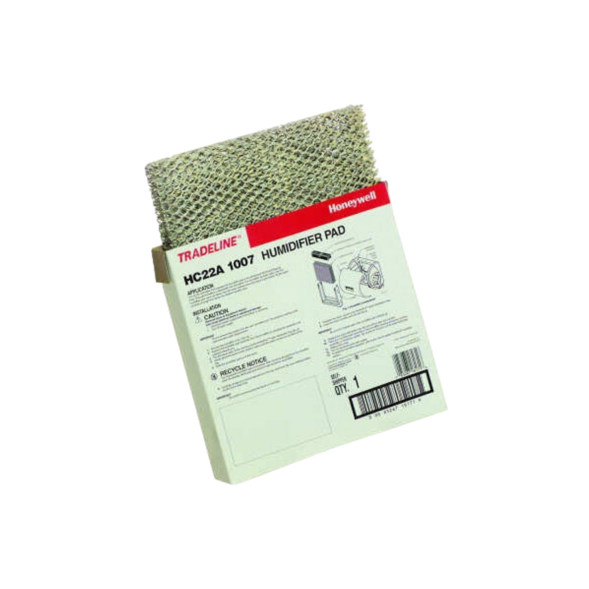 Honeywell HC22A1007 - Humidifier Pad, Used with HE100, HE150, HE220, HE225 and Aprilaire Models 110, 220, 550, 558