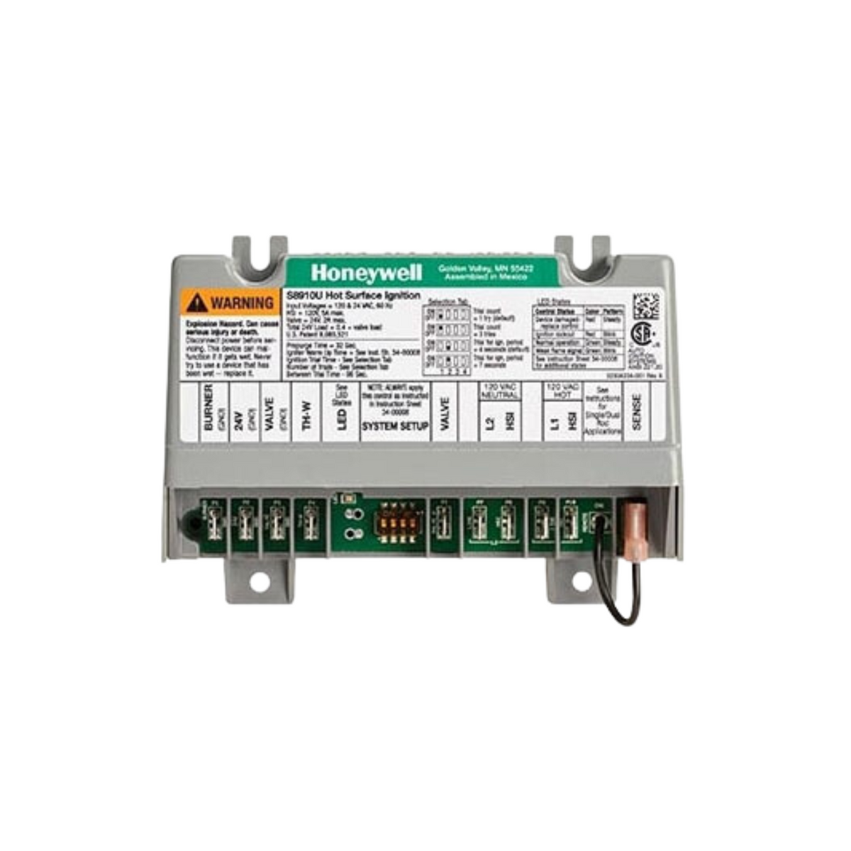 Honeywell S8910U3000 Universal Hot Surface Ignition Module Replac ...