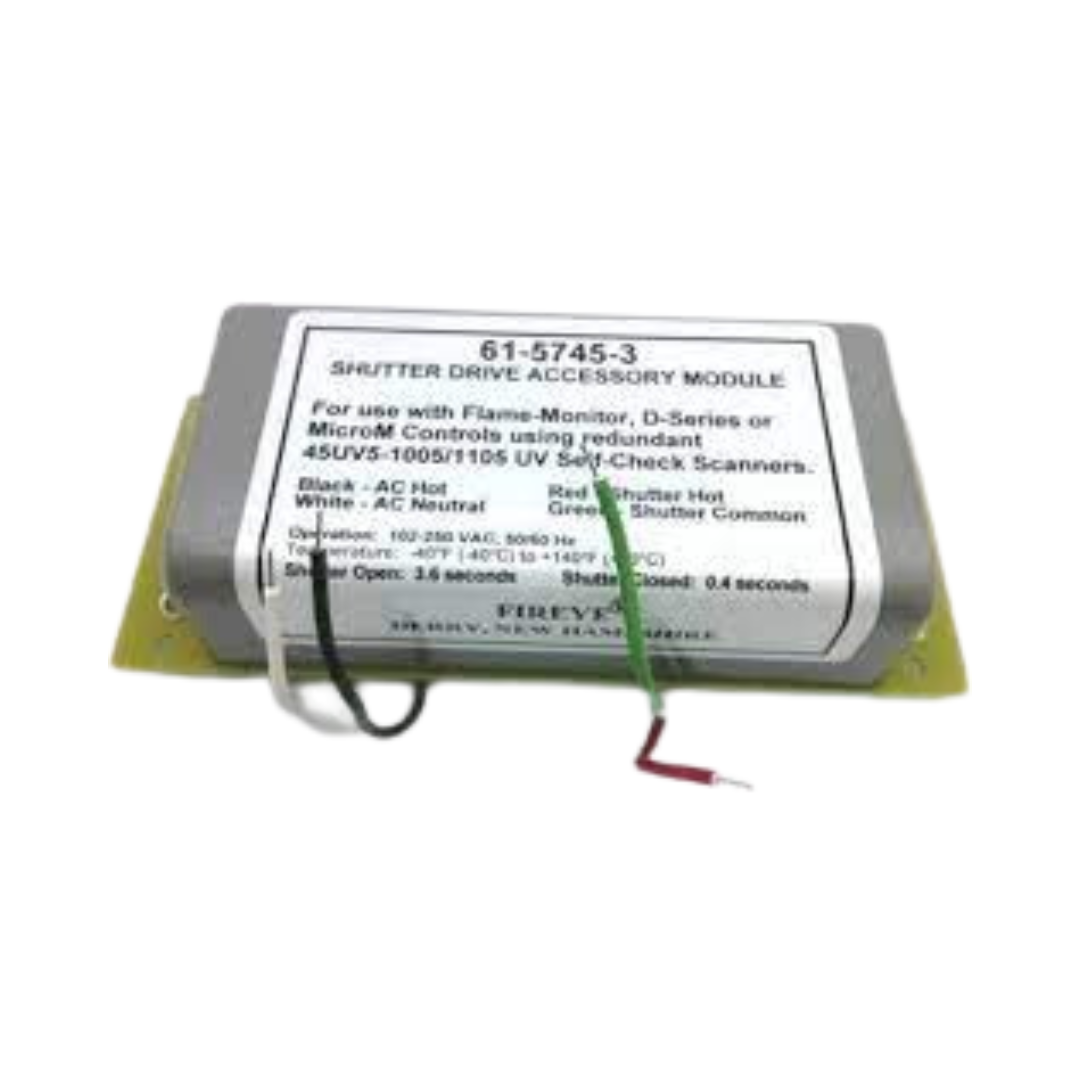 Fireye 61-5745-3 Shutter Control Module For Dual 45UV5-1005 Scanners