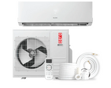 OLMO Sierra Series, R32 Mini Split, 24,000 BTU 230V Single Zone 2 Ton High Wall Air Conditioner and Heat Pump, Ductless Inverter System, 19.5 SEER Single Head, with WI-FI and 16FT Installation Kit Included
