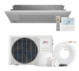 Cooper&Hunter 12,000 BTU 1 TON, One Way Ceiling Cassette, Air Conditioning Unit for Heat Pump, Mini Split Inverter, R454B, 22.1 SEER, 208/230V, Includes Installation Kit