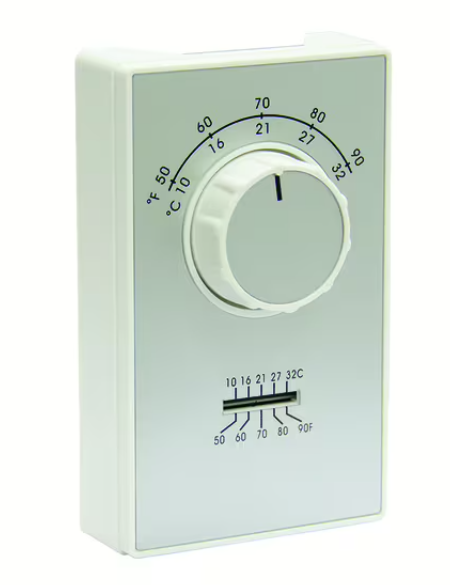 TPI ETD9MTS Line Voltage Thermostat 2 Stage Heat, 1 Stage Cool