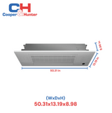 Cooper&Hunter 12,000 BTU 1 TON, One Way Ceiling Cassette, Air Conditioning Unit for Heat Pump, Mini Split Inverter, R454B, 22.1 SEER, 208/230V, Includes Installation Kit