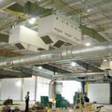 Reznor LDAP, High Capacity, Indirect Fired, Indoor, Downflow Unit Heater