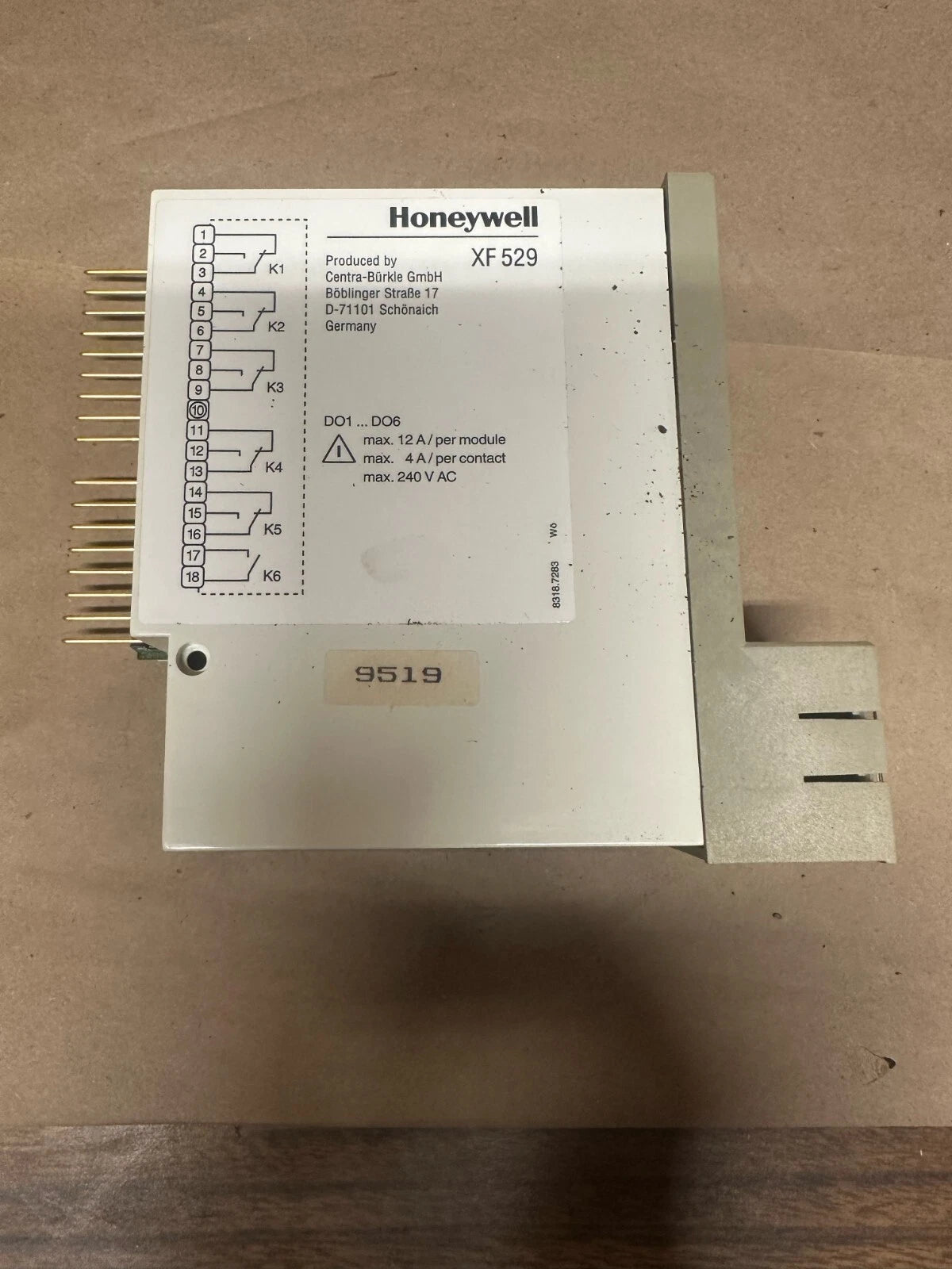 Honeywell XF529 - Digital Output Module - *W/O Manual Operation