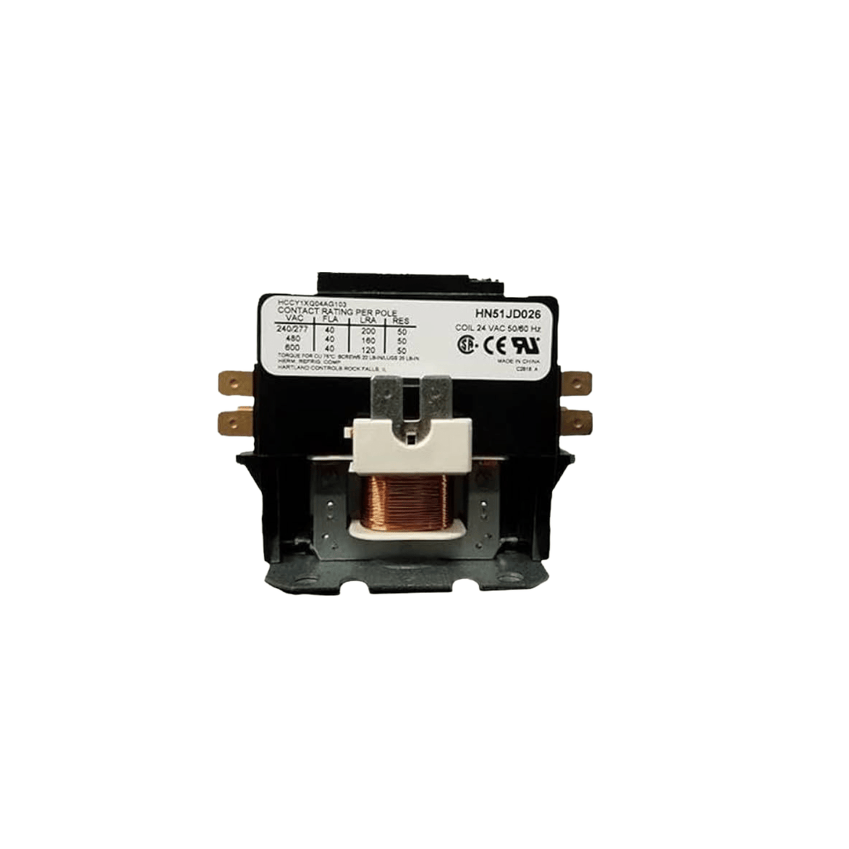 Carrier HN51JD026 24 V 40 A 1 - Pole Contactor