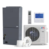 Cooper & Hunter 60,000 BTU 5 TON 17 SEER Heat Pump Split System with Multi Position Air Handler Unit