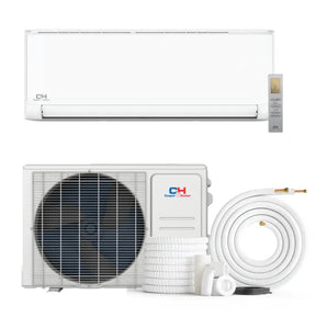 Cooper & Hunter Astoria Series, 15,000 BTU, 208 - 230V, 22.2 SEER, Single Zone Mini Split AC/Heating Ductless Inverter System, Including Installation kit
