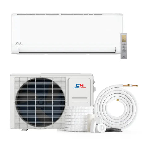 Cooper & Hunter Astoria Series, 15,000 BTU, 208 - 230V, 22.2 SEER, Single Zone Mini Split AC/Heating Ductless Inverter System, Including Installation kit