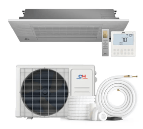 Cooper&Hunter 18,000 BTU 1.5 TON, One Way Ceiling Cassette, Air Conditioning Unit for Heat Pump, Mini Split Inverter, R454B, 22.2 SEER, 208/230V, Includes Installation Kit