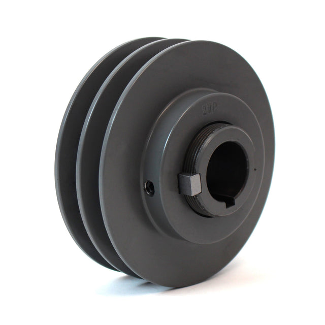 Dial 61814 2VP42X 1 1/8 Double Groove Cast Iron Variable Pitch Pulley Sheave w/ 1 - 1/8" Bore, 3.95" OD (Copy)