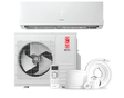 OLMO Sierra Series, R32 Mini Split, 36,000 BTU 230V Single Zone 3 Ton High Wall Air Conditioner and Heat Pump, Ductless Inverter System, 20 SEER Single Head, with WI - FI and 16FT Installation Kit Included