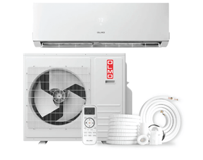 OLMO Sierra Series, R32 Mini Split, 36,000 BTU 230V Single Zone 3 Ton High Wall Air Conditioner and Heat Pump, Ductless Inverter System, 20 SEER Single Head, with WI - FI and 16FT Installation Kit Included