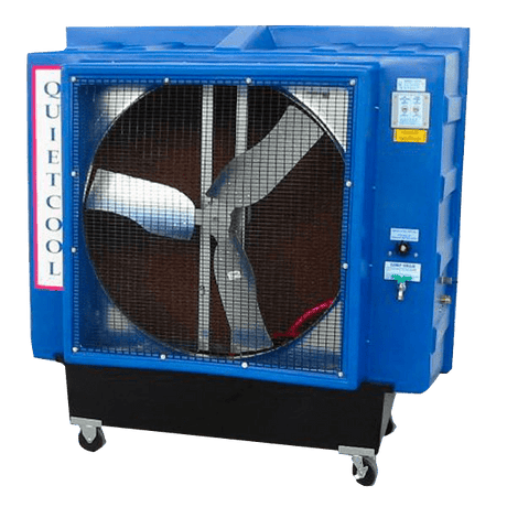 QuietCool 36" Portable Evaporative Cooler - QC36B1X belt drive 1 speed 3/4HP
