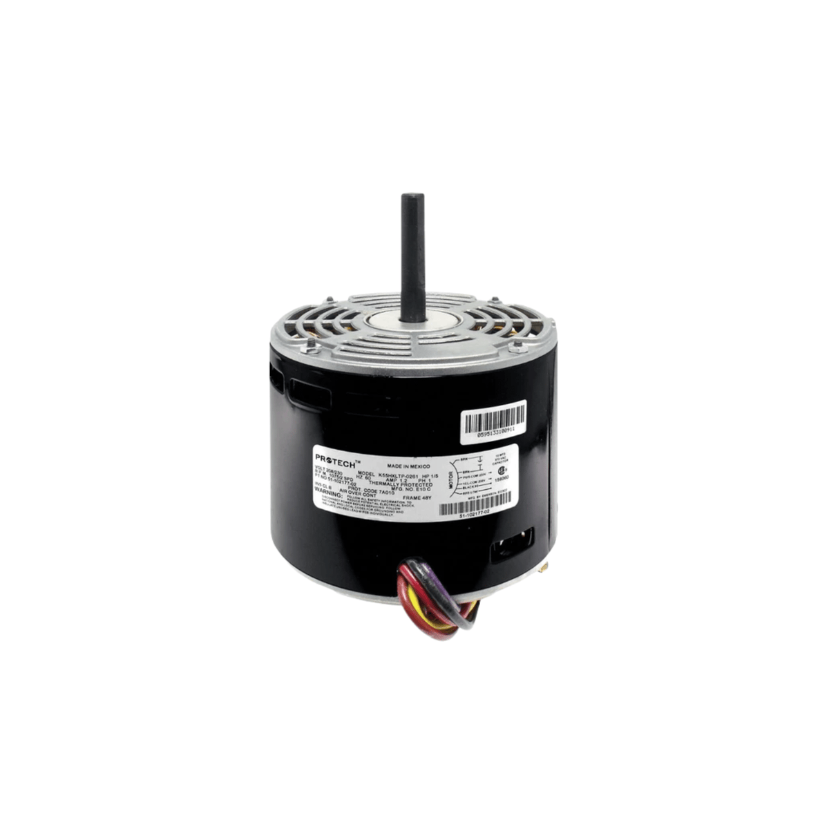 Rheem-Ruud 51-102500-07 208-230 V 1075 RPM 1/5 HP Blower Motor