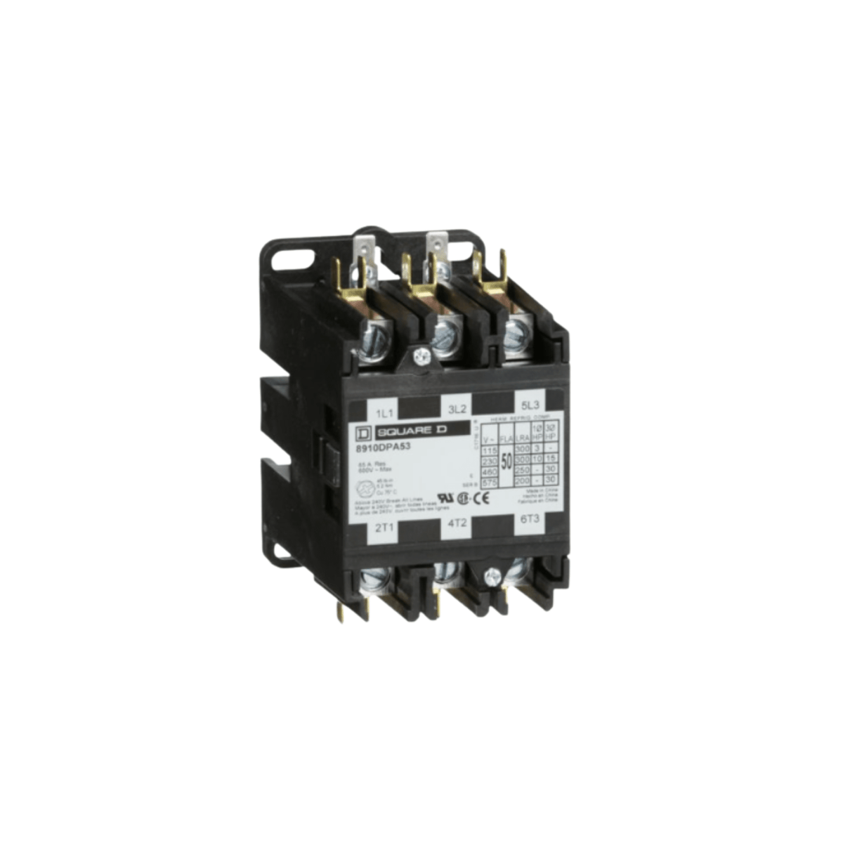Schneider Electric (Square D) 8910DPA53V14 24 V 50 A 3-Pole Contactor