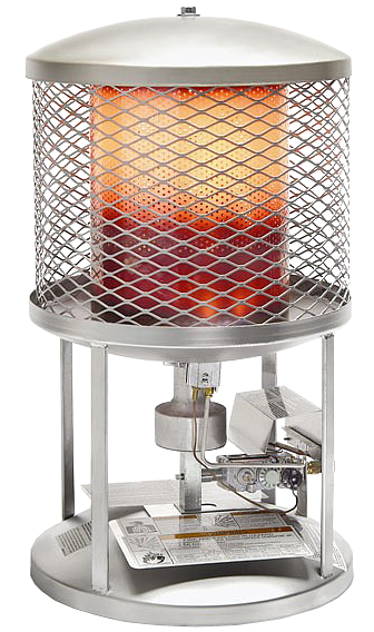 Space - Ray RFPA25 - L6 250k BTU Radiant Infrared LP Floor Heater w/Manual Thermostat