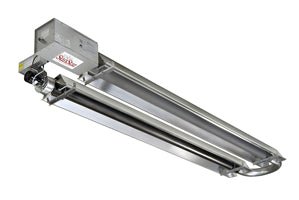 Sunstar SIU175 - 50 - L5 - U - Tube Infrared Heater, 175K BTU, 50Ft, Single - Stage, Propane