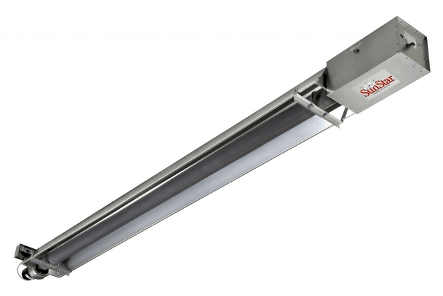Sunstar SPS200 - 70 - L7 Straight Tube Heater, 200K BTU, 70Ft, Two - Stage, Propane