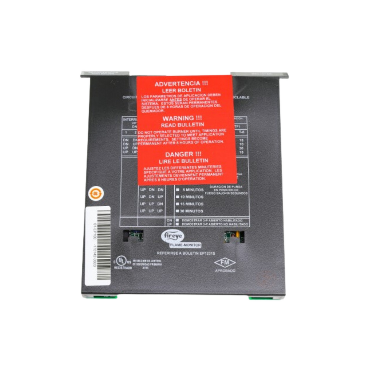 Fireye Module Fireye EP100S Programmer Module - Spanish – Snook & Aderton HVAC Supply
