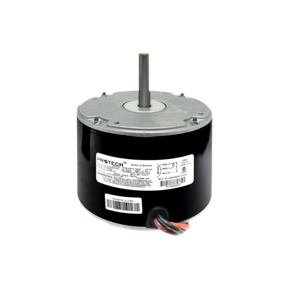 Rheem 51-100998-08 1/8 HP 1 Phase, 1 Speed Condenser Motor