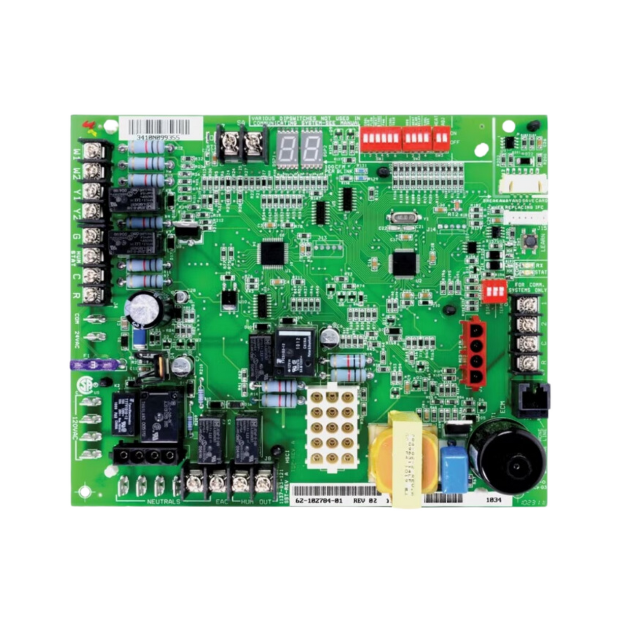 Rheem 62-102784-01 Integrated Furnace Control Board (IFC)