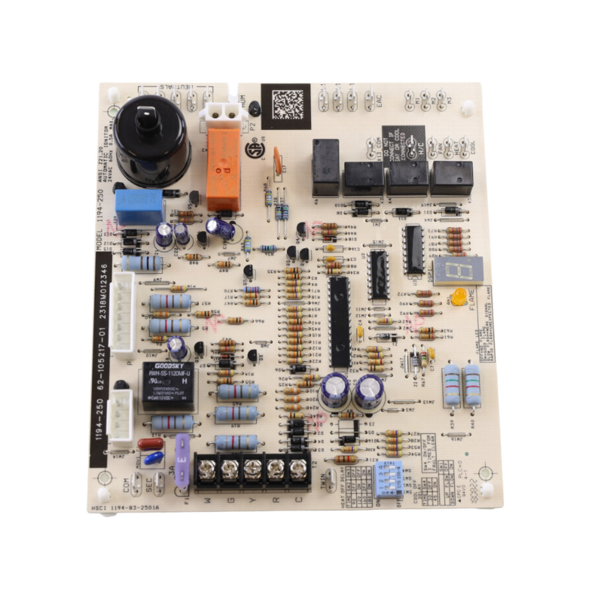 Rheem 62-105217-01 Integrated Furnace Control Board (IFC)